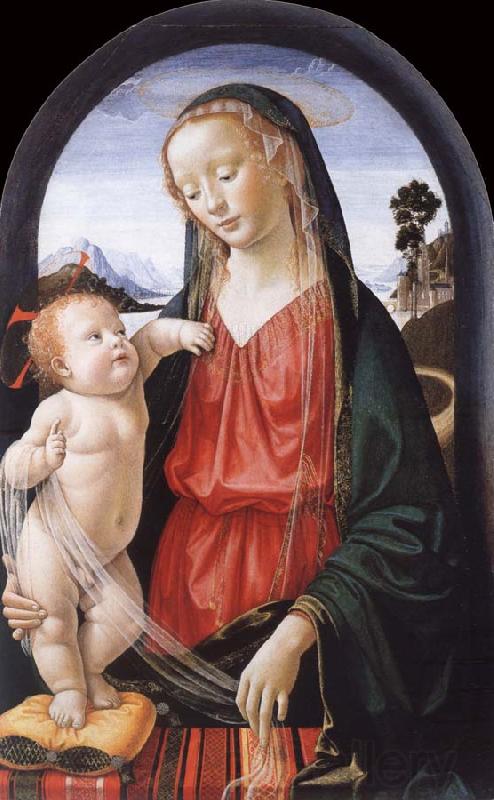 Domenico Ghirlandaio THe Virgin and Child France oil painting art